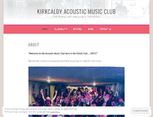 Tablet Screenshot of kirkcaldyacousticmusicclub.co.uk